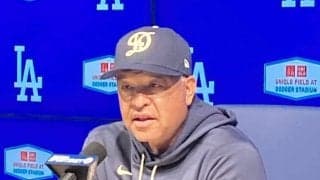 ロバーツ監督　大谷翔平の先頭打者弾返しに「素晴らしかった」も最も評価したポイントが別に「姿勢が本当に素晴らしい」