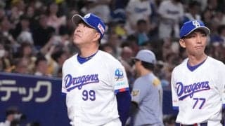 【中日】井上監督、５回に崩れた高橋宏斗「すべて初球、初球、初球。もう少し慎重に」／一問一答