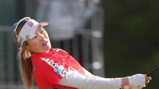 桑木志帆、夏日の中でのプレーも「ちょっとアガりましたっ」“苦手”コースでの好成績に充実感