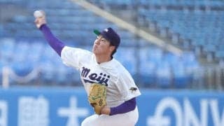 明大・平嶋桂知、初勝利の支えは高校時代の野球ノート　恩師・西谷監督の言葉