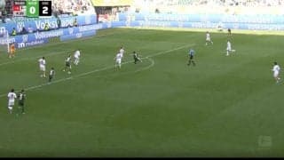 ウソでしょ…！？ 塩貝健人、完璧コントロール→“ワンタッチ強烈ボレー”炸裂「めっちゃ上手いな」「これはヤバい」解説者も絶賛のフィニッシュワーク