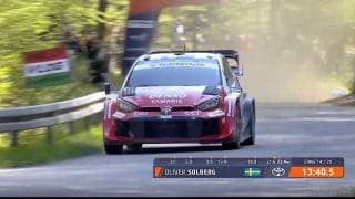 世界最速ラリー車が「ほぼインカット」 驚異のテクニックを連発「3秒に1回くらいしてます」放送席も衝撃