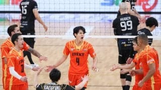 SVリーグ男子　STINGS愛知が2戦連続のフルセットを制して連勝　レギュラーシーズン優勝のゆくえは最終節へ