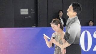 “りくりゅう”が木下入社式にサプライズ登場　三浦はメッセージド忘れのハプニングでカンペ確認「完璧に覚えて挑んだんですけど、頭が真っ白に」木原苦笑い「飛んじゃったらしくて」