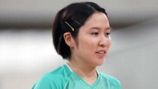 【卓球】平野美宇「中国のファンの皆さんがお祝いを」キティの花束＆ケーキで誕生日を祝福
