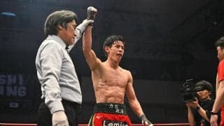 【ボクシング】世界９位力石政法、終了間際劇的KO勝利「絶対勝ってスターに」２度目世界戦照準