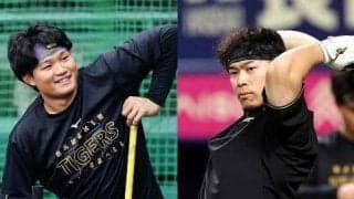 阪神・佐藤輝＆森下　平常心で則本攻略へ　今季初の聖地伝統の一戦、宿敵の新戦力を迎え撃つ
