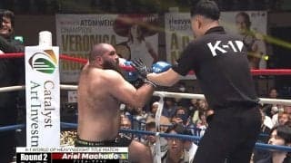 怒りのカーフキックで衝撃KO