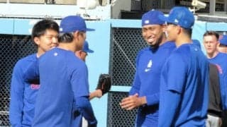 球速低下懸念のドジャースの抑えディアス「調子はすごくいい」　試合前は古巣メッツの千賀らと交流　ロバーツ監督は慎重な姿勢崩さず「状況整えば、この３連戦で投げる」