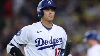 「記録がかかった時に…」「悲鳴出た！」大谷翔平、右肩付近に死球で大ブーイング　MLB史上4人目の3試合連続先頭打者弾ならず