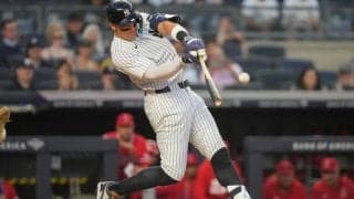 ジャッジ、今季初１試合２発で本塁打リーグトップタイ浮上　菊池雄星から今季MLB最速弾