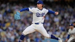 ドジャース・ロブレスキ、５回１死から初安打を浴びるも「十分なピッチング」NHK解説者