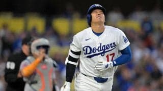 ロバーツ監督、死球受けた大谷翔平について「あざが残るだろうが、先発登板に影響はないだろう」