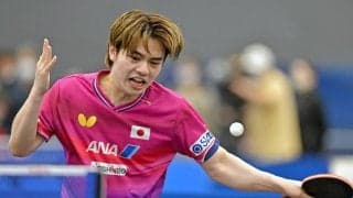 【卓球】宇田幸矢「どの位置でもチームに貢献できるように」　団体戦は初代表の世界選手権へ闘志