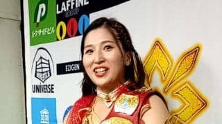 【マリーゴールド】王者・青野未来が南小桃に貫禄勝ち＆林下詩美に４・25後楽園で防衛宣言