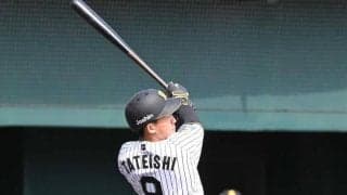 阪神・ドラ１立石が実戦復帰　安打お預けも次戦見据え「整理して臨みたい」左手首も「大丈夫」