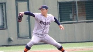 ドラフト上位候補に挙がる立命館大のエースが2失点完投も完封負け...「勝てないと良いピッチングとは言えない」【関西学生】