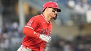 「トラウトが元気なのは嬉しいね」打率2割台前半も、OPSは…「怪我がなかったらやっぱ凄い選手だよなぁ」2試合連続アーチに日本のファンも歓喜