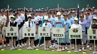 高校野球宮城大会、7月9日夕方に開幕　抽選会は6月26日