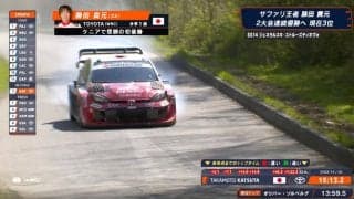 「うそだろ」大荒れ世界ラリーで“タイヤ破断”も大激走 日本人ドライバー、劇的Vを呼んだ衝撃光景に「ボロボロやん」驚く声