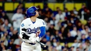 ド軍が2連勝　大谷は敬遠で48戦連続出塁、球団歴代4位…由伸は8回途中1失点も3勝目お預け