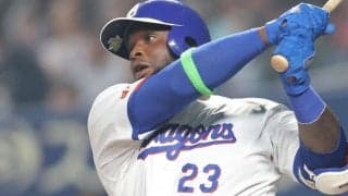 中日　チーム最多３本塁打のサノー内野手を抹消　５選手を入れ替え