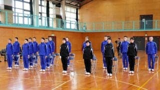 【オート】第４０期選手候補生が入所式　ロードレース世界選手権で活躍した阿部典史氏を父を持つ阿部真生騎は「一番になりたい」と意気込む