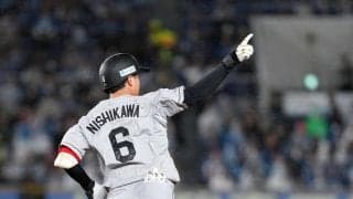 【ロッテ】あと三塁打…５試合連続安打の西川史礁、サイクル安打に王手　達成すれば球団６人目