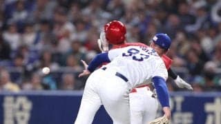 中日敗れて連勝ならず　今季初登板のマラーが六回途中３失点（自責点２）　自らの適時失策で先制される