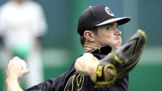 阪神・ルーカス　スライドも「ほとんど影響はない」来日初の伝統の一戦へ「すごい楽しみ」