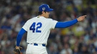 背番号42の大谷翔平にリンドア降参、防御率リーグトップ０・50　５年ぶり投手専念で２勝目
