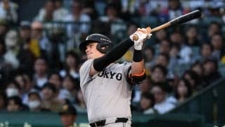 【巨人】ダルベックが制球苦しむ阪神ルーカスから先制３ラン！３本全て阪神戦の虎キラーぶり