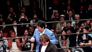 【小橋建太興行】棚橋弘至と滑舌悪いもの同士トーク「滑舌界トップ４は天龍、長州、藤波、前田」