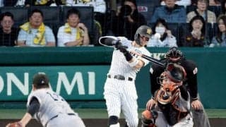 阪神・佐藤輝　マー君撃ち４号２ラン　ボール気味インハイをバックスクリーン右へ「いい風が吹いていた」