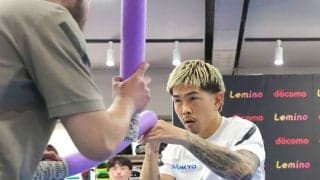 井岡一翔「次の試合がボクシング人生の集大成」日本男子初５階級制覇へ　スーパーバンタム級は「考えていない」…５・２井上拓真とのドーム決戦へ公開練習