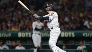 【阪神】森下翔太トップ快走７号弾、値千金の勝ち越しソロ　根尾昂の150キロを完璧に打ち砕く