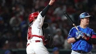 広島・持丸が今季１５試合目でチーム初の盗塁阻止　神里をピンポイント送球で刺す「なんとか自分がっていう思いは強かった」