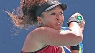  大坂なおみ クレー初戦へ 会場で練習 