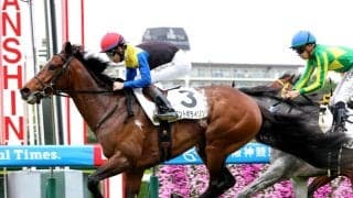 【阪神５Ｒ・３歳１勝クラス】ディアドラの全弟イベントホライゾンが鮮やか差し切り　松山弘平騎手「強かったです」