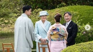 【フィギュア】りくりゅう、天皇皇后両陛下と歓談する様子に注目　宮内庁SNSで１枚目に投稿