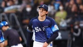 西武・武内がアクシデントで降板　痛烈ピッチャー返しが左足直撃