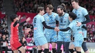 【バレー】高橋藍がチーム最多１４得点でＭＩＰ　サントリーＲＳ６連勝締め　連覇かかるＣＳへ「優勝を目指したい」…東京ＧＢに完勝３－０