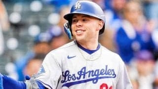 ドジャース　ラッシングが止まらない５号ソロ！１８打席で５発目　ＯＰＳ驚異の２点台　潜在能力が完全に開花　大谷翔平が絶賛していた「素晴らしいＤＨがいますので」