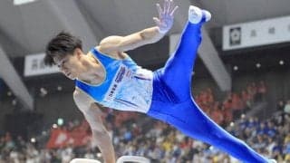 橋本大輝が６連覇！「まずはホッと」内村航平さん以来２人目の快挙　岡慎之助との壮絶一騎打ち　床尻もちミスで逆転許すも最後に鉄棒＆Ｄスコア内規で再逆転！