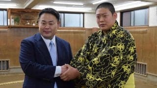 18歳垣添玄空、父が師匠の雷部屋入門　目標「朝青龍」に親方「オレがよく投げられてたから…」