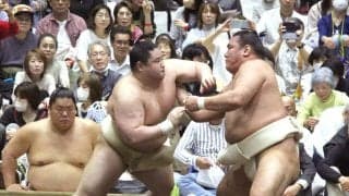 夏場所新入幕濃厚の若ノ勝、宇都宮巡業で地元凱旋「声援が聞こえて力になった」　稽古では横綱に胸を借りる