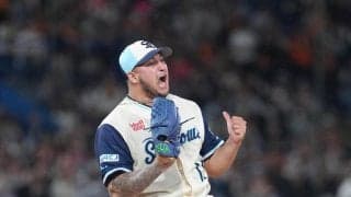 【ヤクルト】ホセ・キハダ「すごく幸せ」初登板８戦連続Sの新記録も記念球は初勝利の増居に渡す