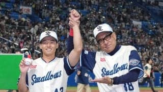 【ヤクルト】増居翔太「ほっとした」プロ初勝利、池山監督「神宮で投げて欲しい」直感で先発決定