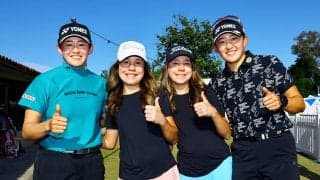 岩井千怜のインタビューに姉・明愛が“カットイン” LAはことしもツインズが熱かった