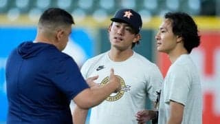 アストロズ今井達也、右腕疲労で負傷者リスト入り後初めてブルペンで投球練習　地元記者が伝える